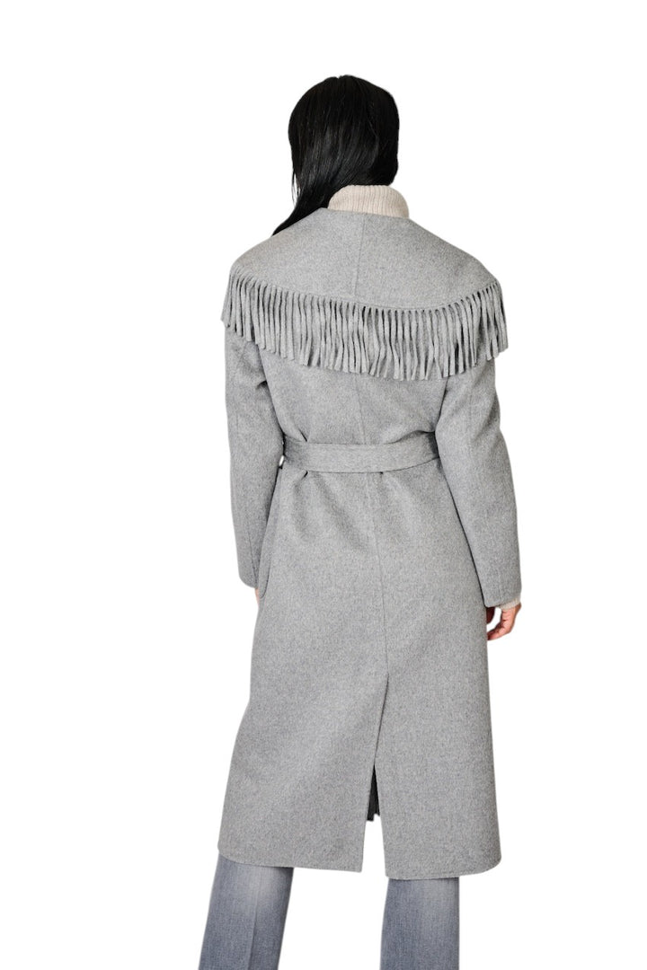 The Dynamis  Studio mantel jas dames licht grijs DS99F26