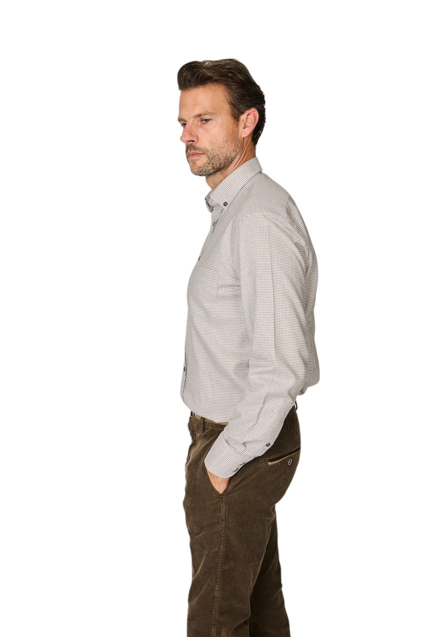 Van Laack Men hemd lange mouwen heren bruin Roy-TF 161054 139