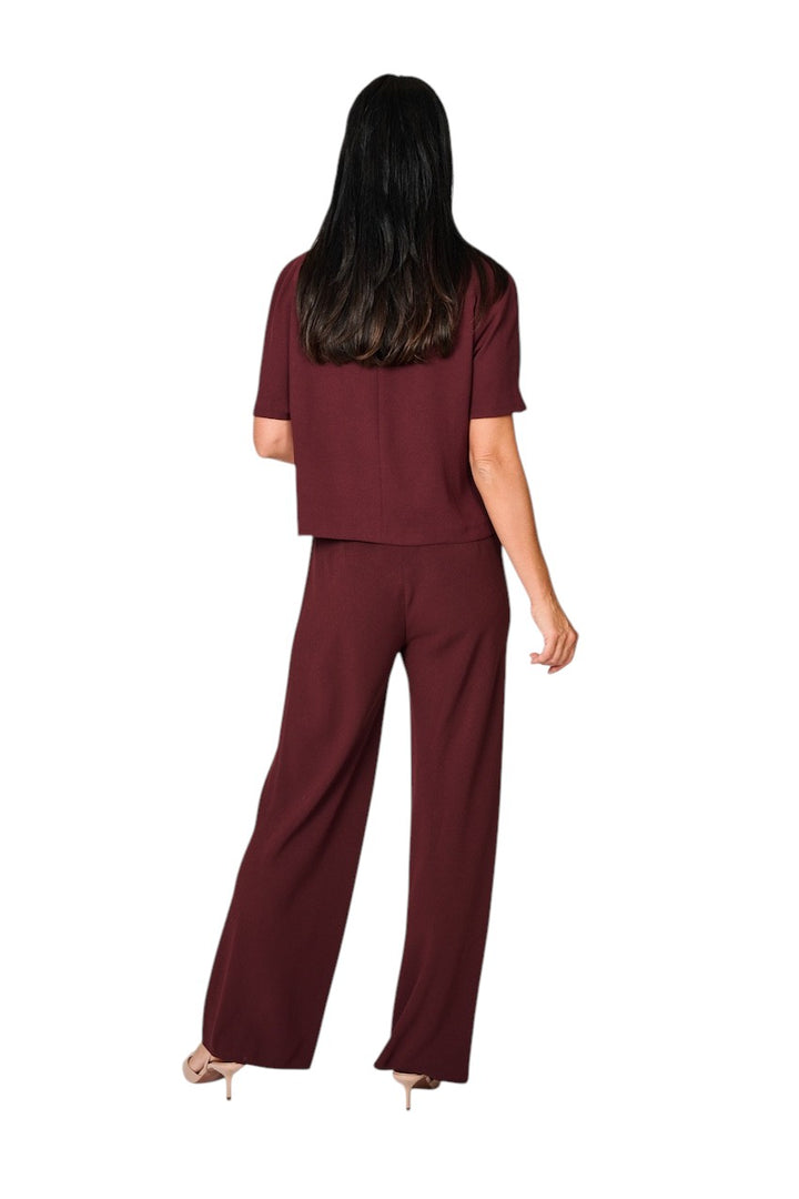 Vince broek dames bordeaux V916021907 600
