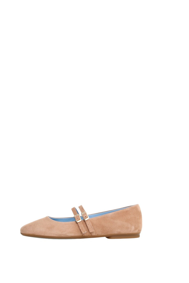 Voile Blanche Women geklede schoenen dames nude KARLIE VELVET SUEDE