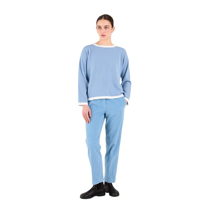 anneclaire-jersey-de-cuello-redondo-para-mujer-color del cielo-d1842-857-21