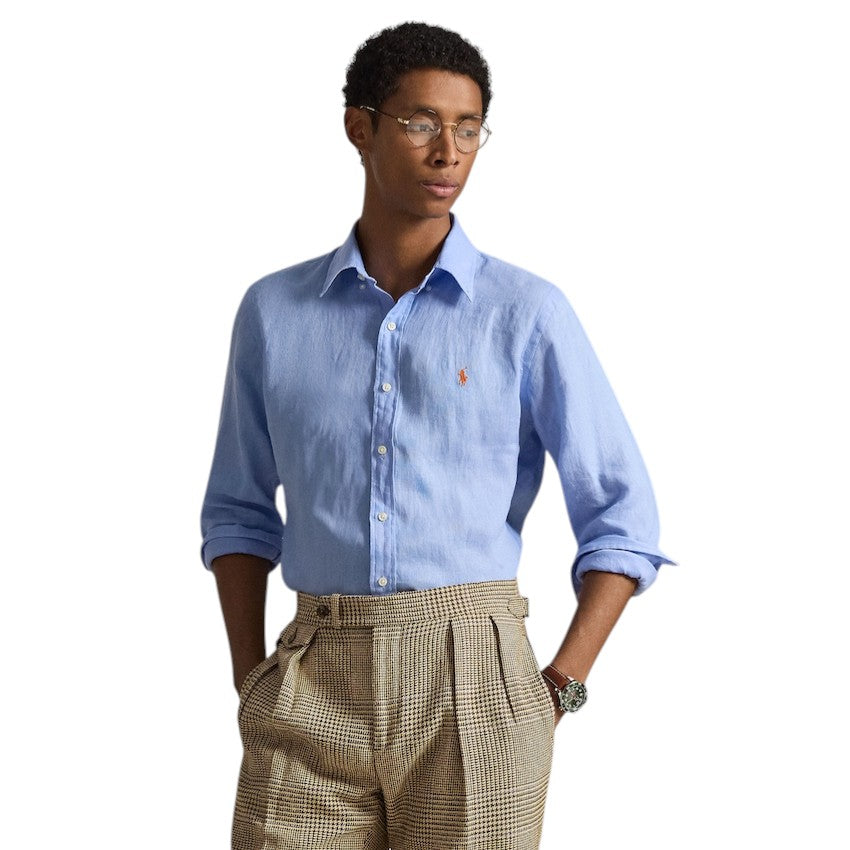 polo-ralph-lauren-men-hemd-heren-licht-blauw-linnen-custom-slim-fit
