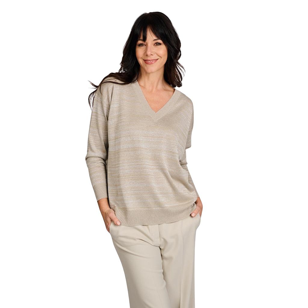 fabiana-filippi-pull-trui-v-hals-dames-beige