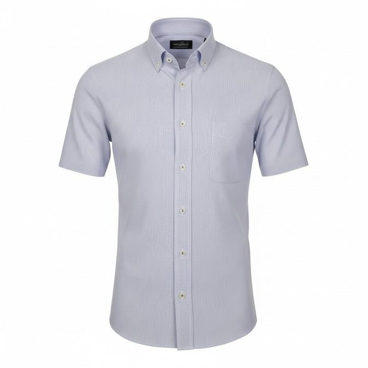 van-laack-men-camicia a maniche corte-blu-roy-4