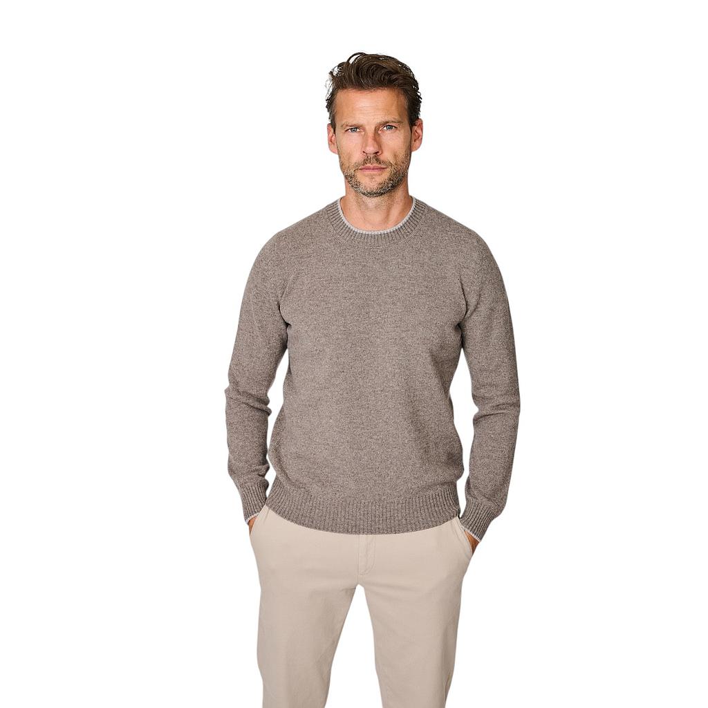 jersey-gran-sasso-para-hombre-cuello-redondo-color topo-5