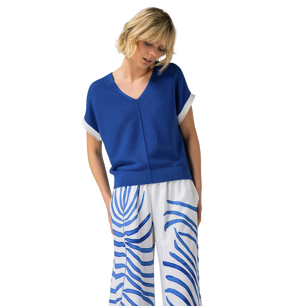 caroline-biss-pull-trui-dames-blauw-3215-22